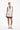 The Stevie Top - White with Navy