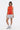 Alice Ruffle Polo - Tomato
