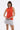 Alice Ruffle Polo - Tomato