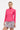 Ava Ruffle Quarter Zip - Rose